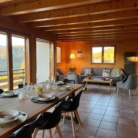 Chalet De Charme Avec Sauna Et Vue Sur Les Montagnes - Fr-1-505-181