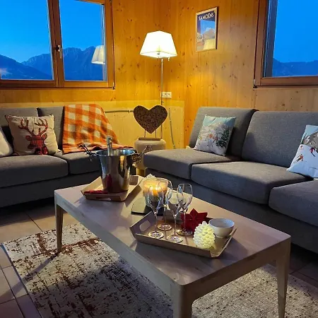 De Charme Avec Sauna Et Vue Sur Les Montagnes - Fr-1-505-181 Chalet Crest-Voland